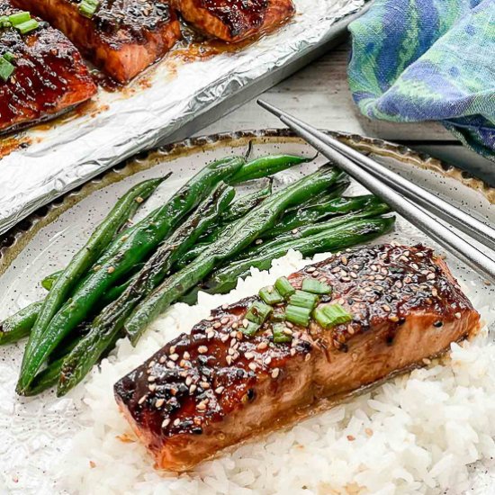 Easy Miso Glazed Salmon