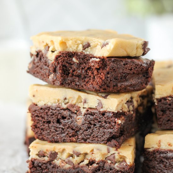 Cookie Dough Brownies