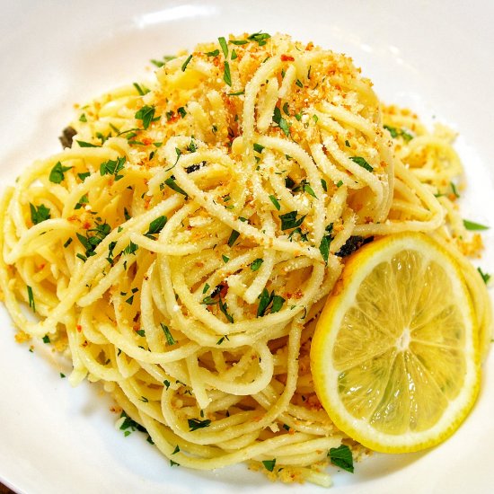 Lemon Basil Spaghetti