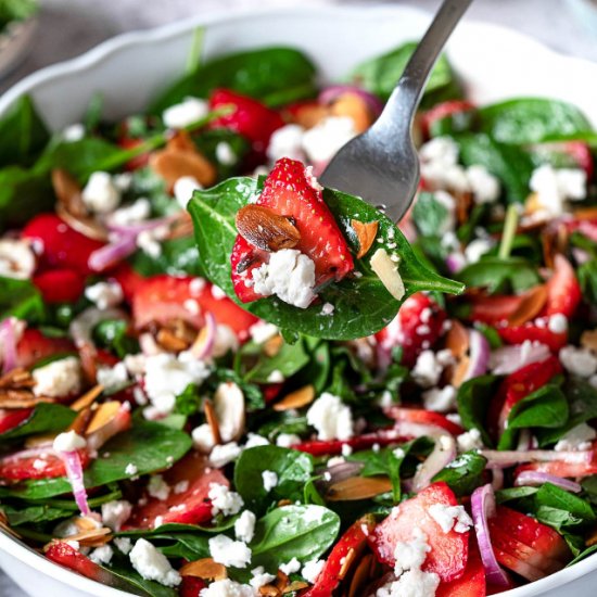 Strawberry Spinach Salad