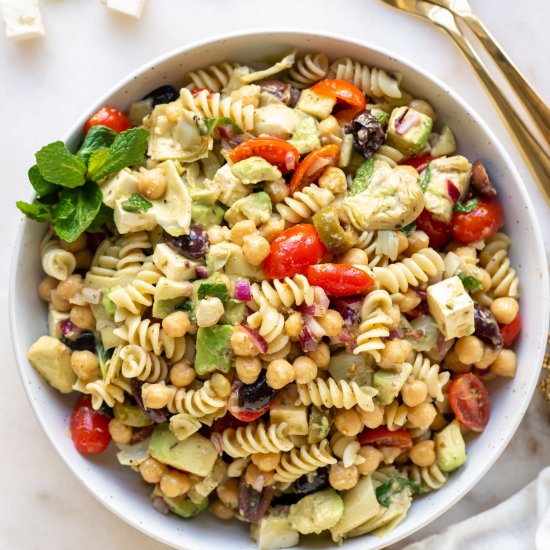 Chickpea Pasta Salad