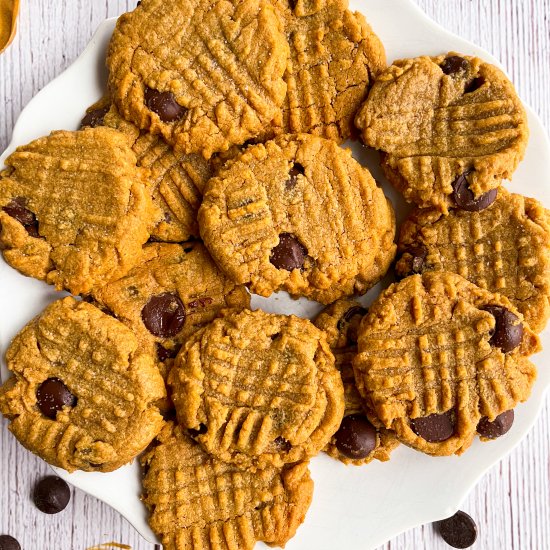 Peanut Butter Chocolate Chip Cookie