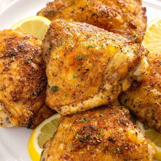 Oven Baked Chicken Thighs