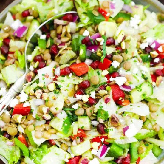 Mediterranean Lentil Salad