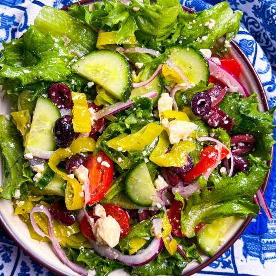 Greek Salad (With Lettuce)