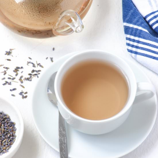 Lavender Tea with Dried Lavender