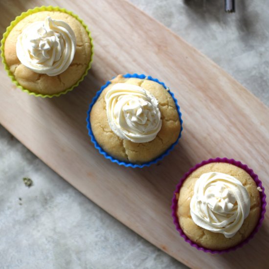 GF Lemon Curd Cupcakes