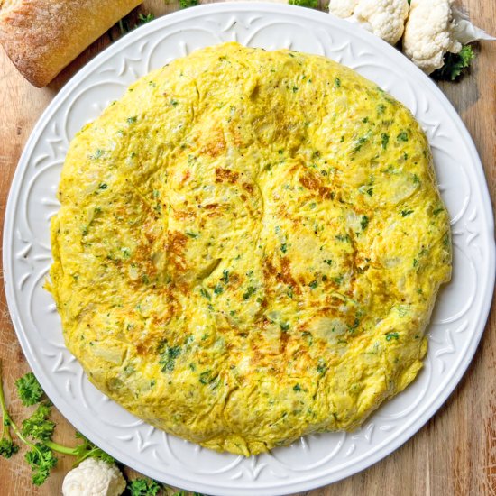 Spanish Cauliflower Omelette