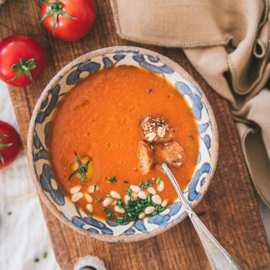 Homemade Tomato Gazpacho Recipe