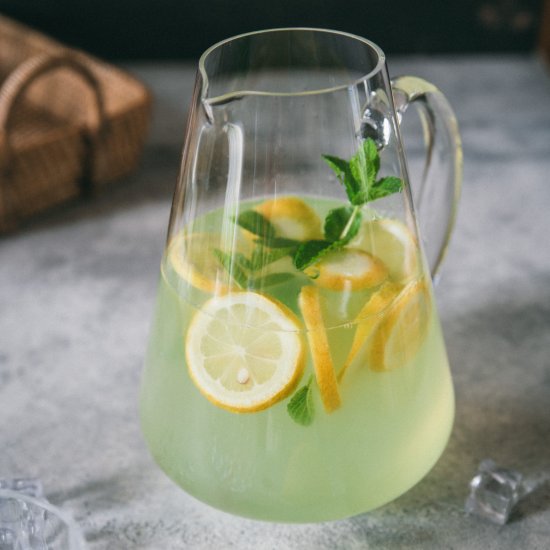 Cucumber and Lemon Agua Fresca