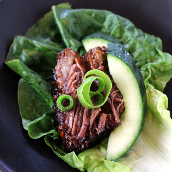 Beef ribs in Korean BBQ Sauce