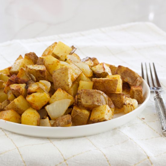 air fryer potatoes and onions