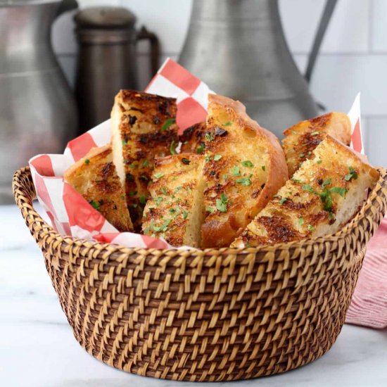 Homemade Ciabatta Garlic Bread