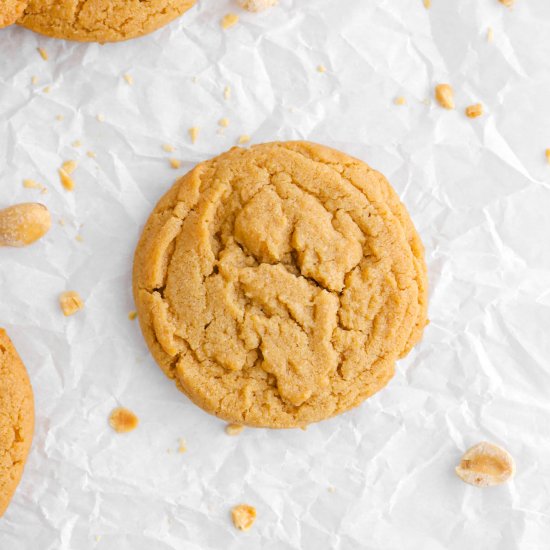 Chewy Peanut Butter Cookies