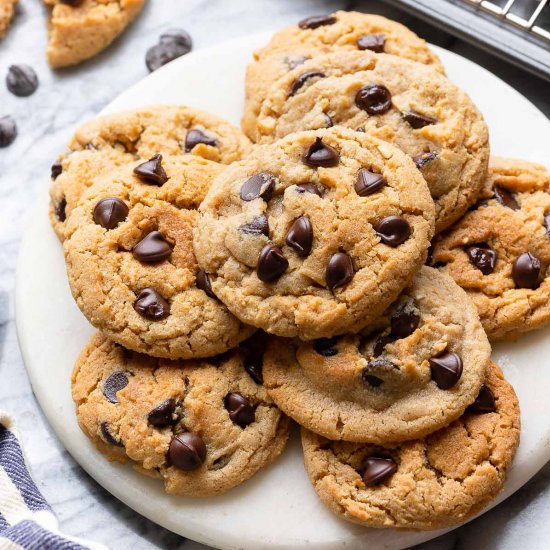 Millet Flour Peanut Butter Cookies