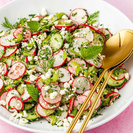 Cucumber Radish Salad