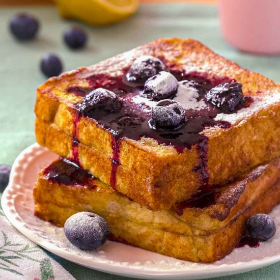 Lemon Blueberry French Toast