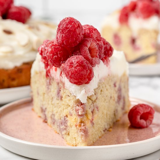 Raspberry Almond Cake