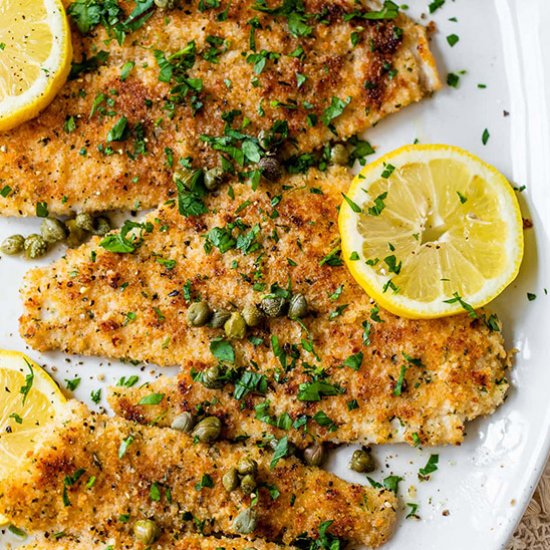 Flounder Piccata