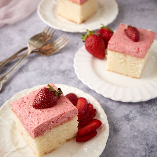 Strawberry Mousse Cake