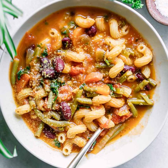 Vegan Minestrone Soup