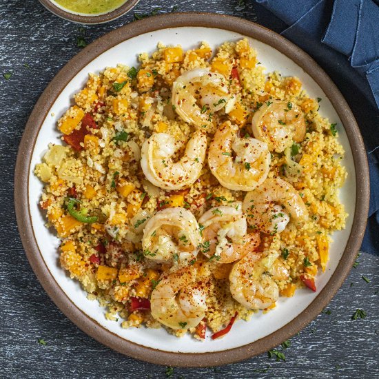 Mojo Shrimp with Couscous