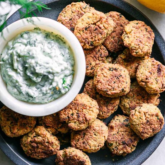 Crispy Baked Falafel