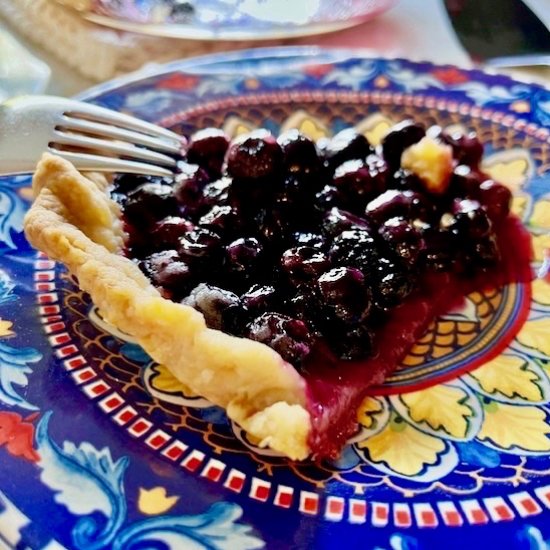 Lemon Pastry Blueberry Pie