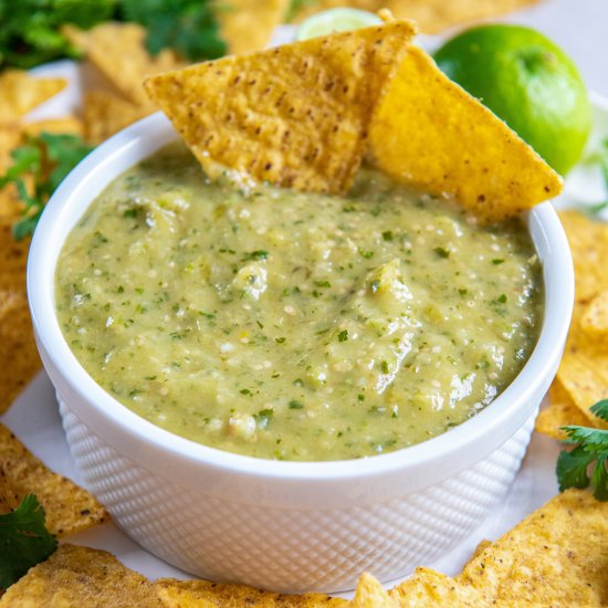 Roasted Tomatillo Salsa