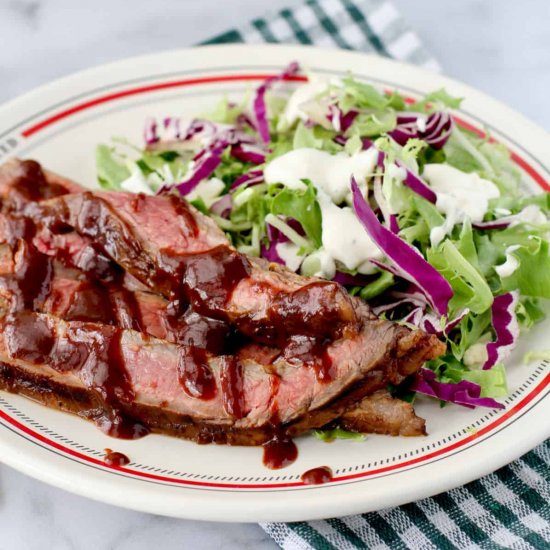 Blueberry Chipotle Flank Steak