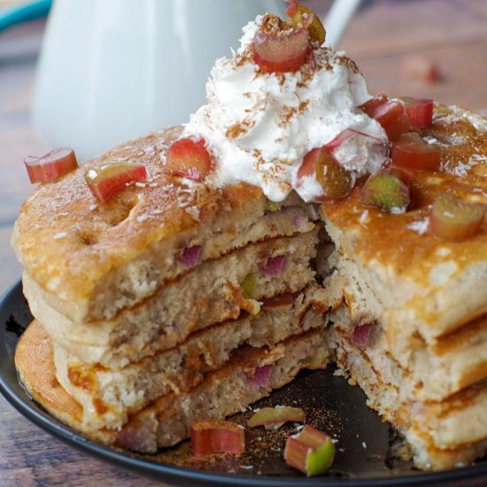 Rhubarb Pancakes