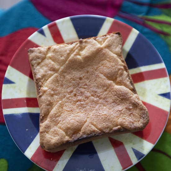 4 ingredients melon pan/toast