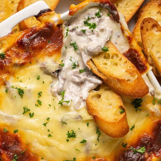 Philly Cheesesteak Dip