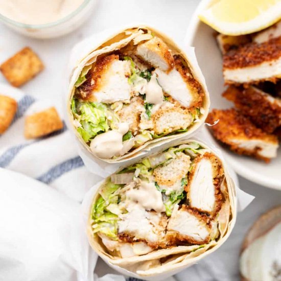 Chicken Caesar Wrap Recipe