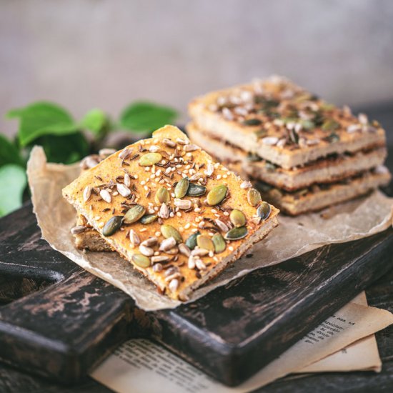 Quinoa Almond Flatbread