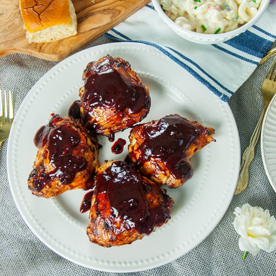 Homemade Blackberry BBQ Sauce