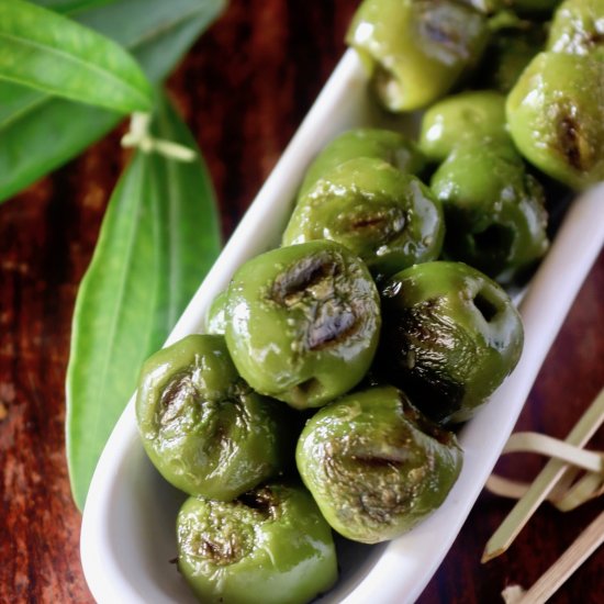 Grilled Olives