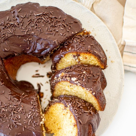 Chocolate Brown Butter Bundt Cake