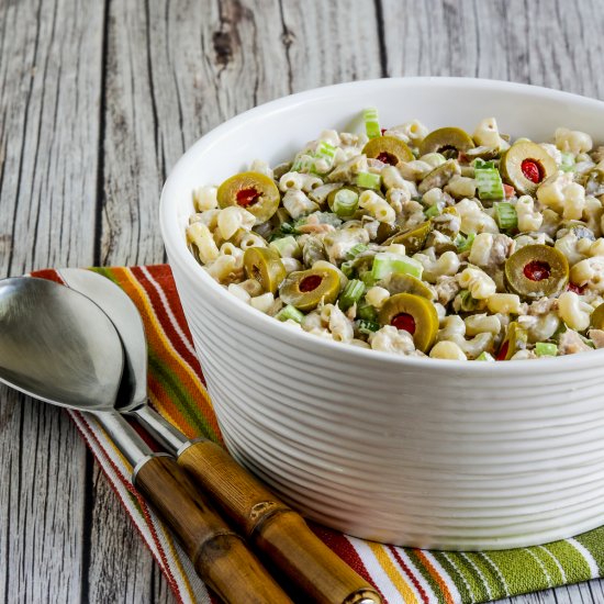 Tuna Macaroni Salad Green Olives