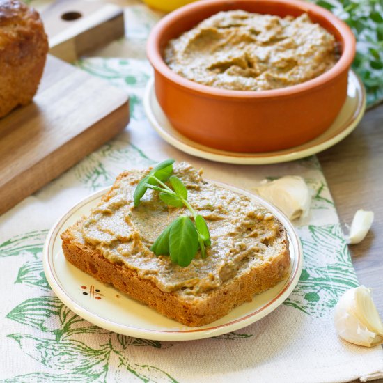 Green lentil spread