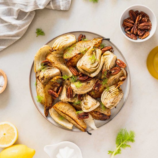 Roasted Fennel and Pear Salad