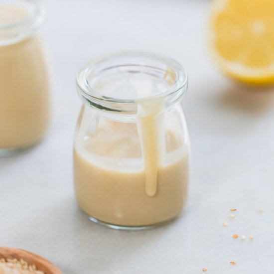 Maple Tahini Dressing for Salad