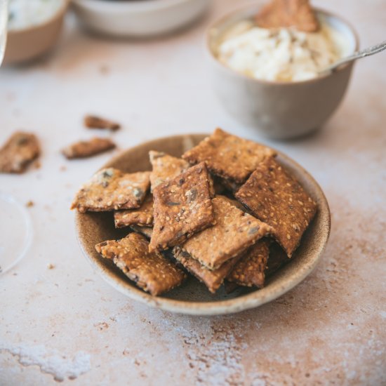 Homemade Seed Crackers Recipe