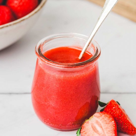 Strawberry coulis