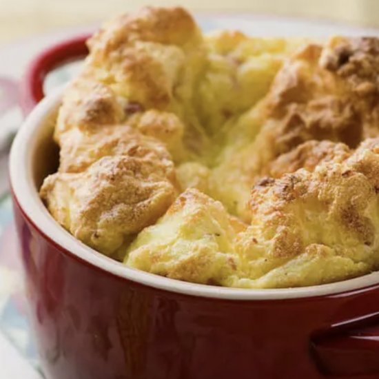 Ham and Cheese Souffle