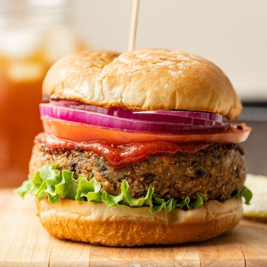 Sweet Potato Black Bean Burgers