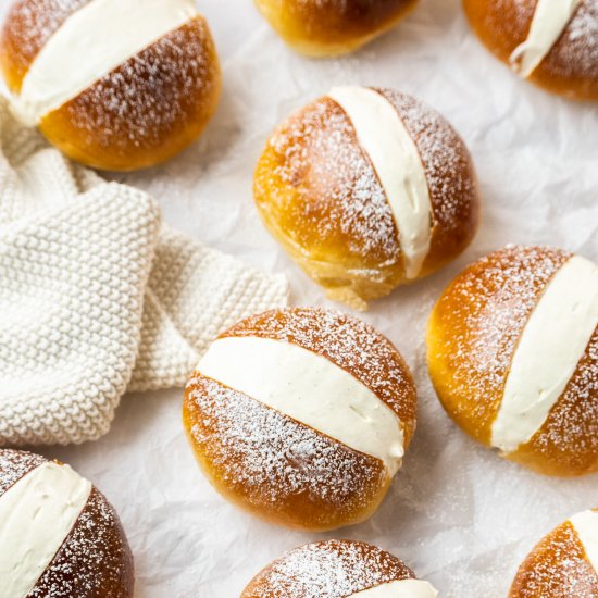 Maritozzi (Italian Cream Buns)