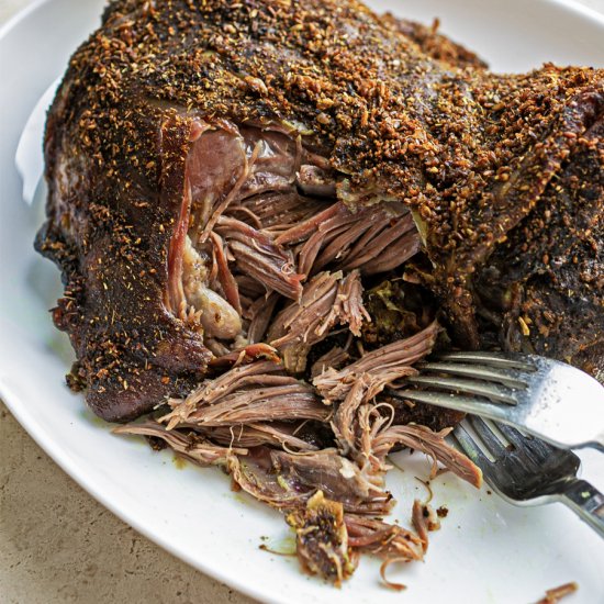 Slow Roasted Madras Lamb Shoulder