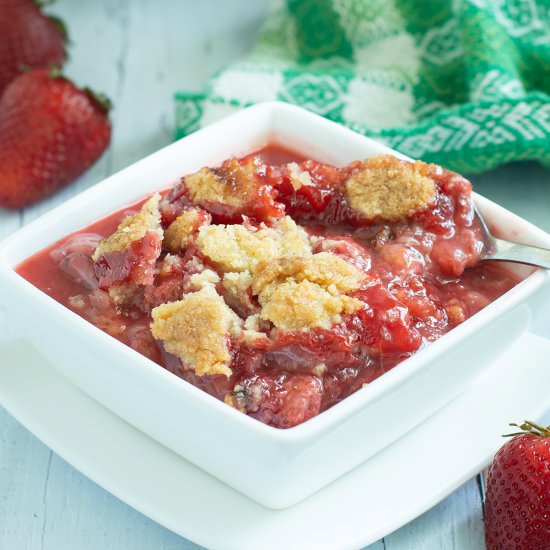 Strawberry Crumble