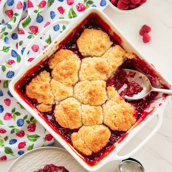 Raspberry Cobbler